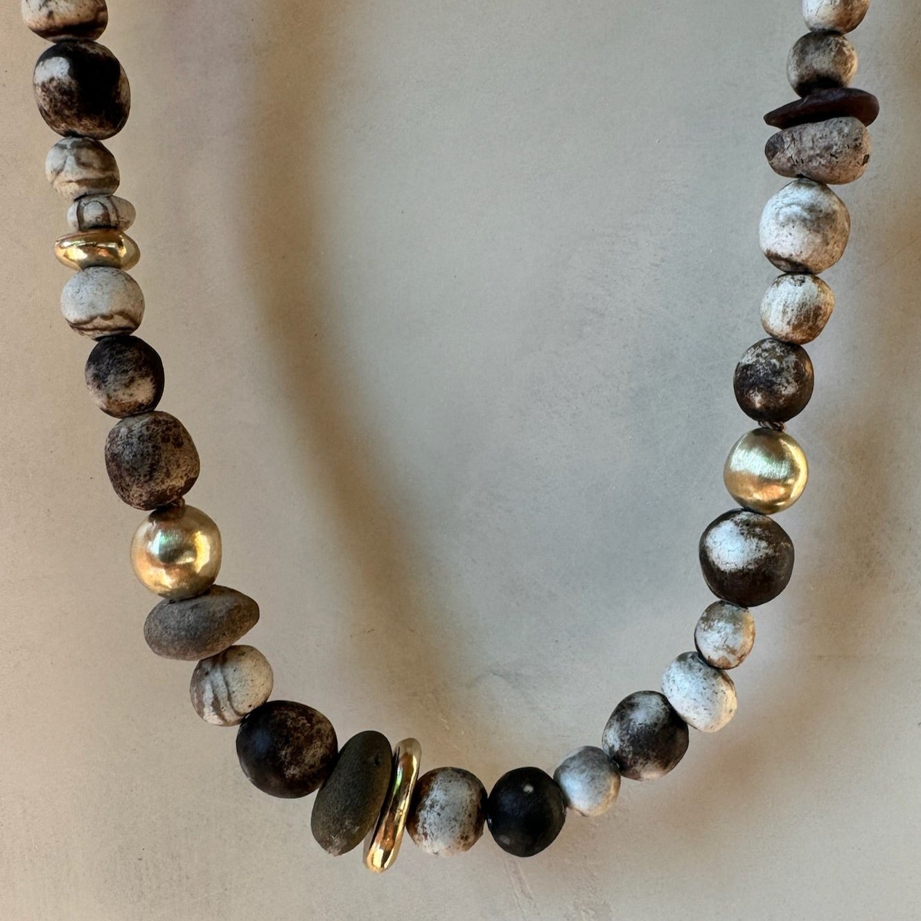 Rock Rakú Necklace